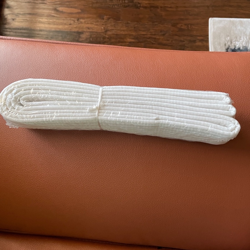 White kids teakwondo belt